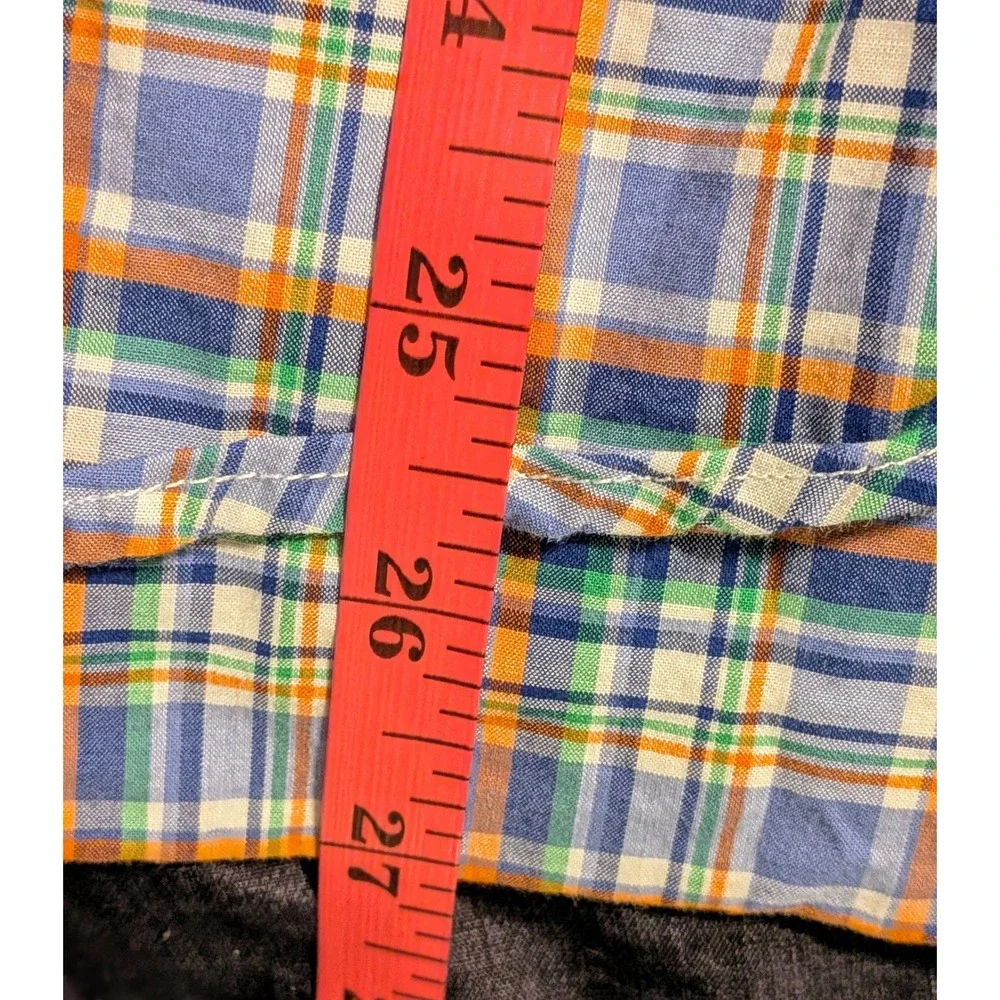 Ralph Lauren Plaid Natural Stretch Short Sleeve Shirt XL(18-20)‎ Kids